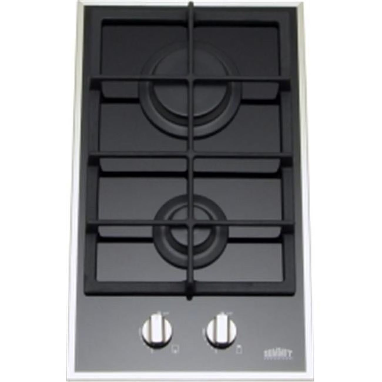 2 Burners Black Gas-on-Glass Cooktop F6536