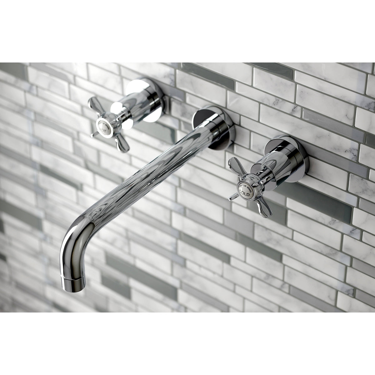 Polished Chrome Wall Mount Tub Faucet P630549