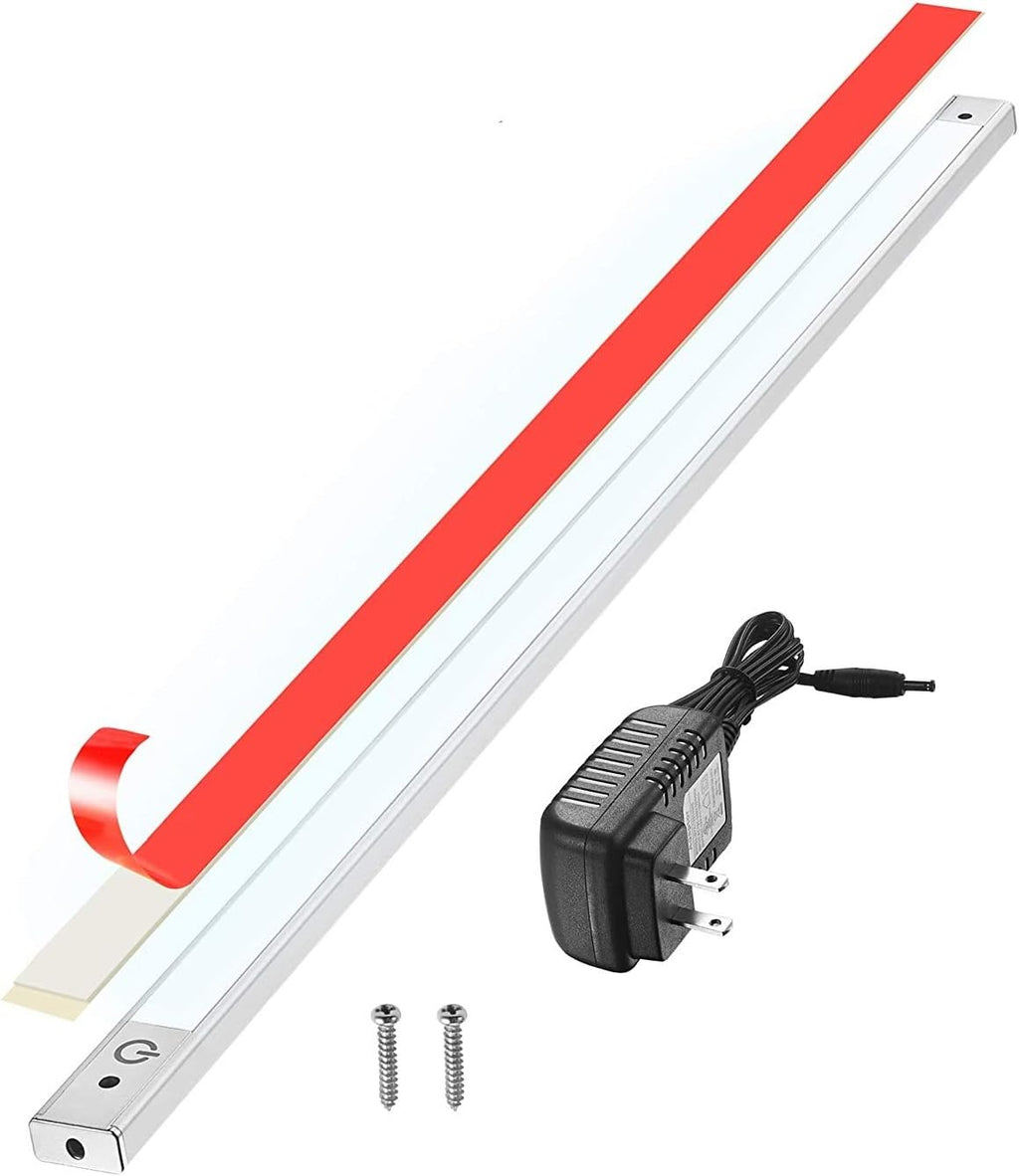 2-Pack 48” Under Cabinet LED Lighting 4000K with 12V Adapter and Sensor Switch B579