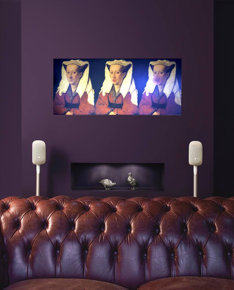 Matte White Satellite Speaker S3085
