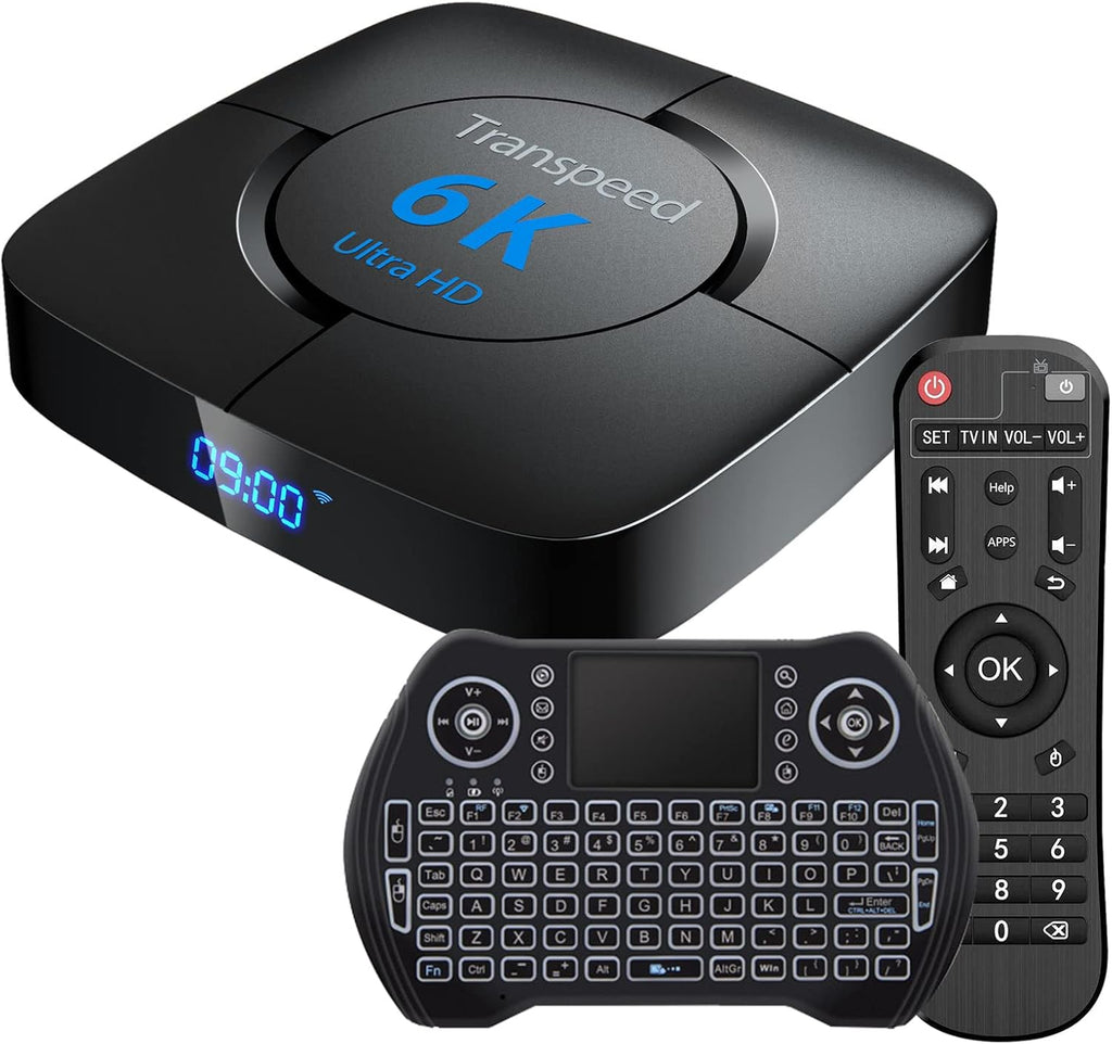 Android TV Box 4GB RAM 64GB ROM Dual WiFi 4K Ultra HD H.265 Pack of 2 N837