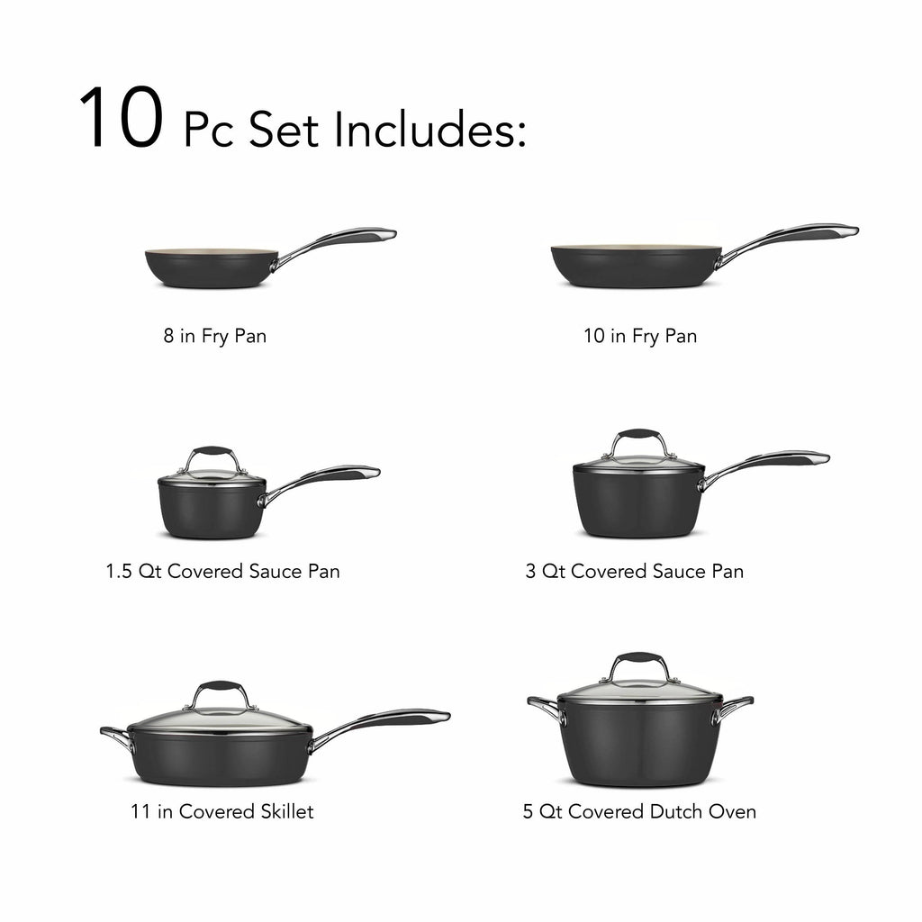 10-Piece Ceramica Cookware Set K513