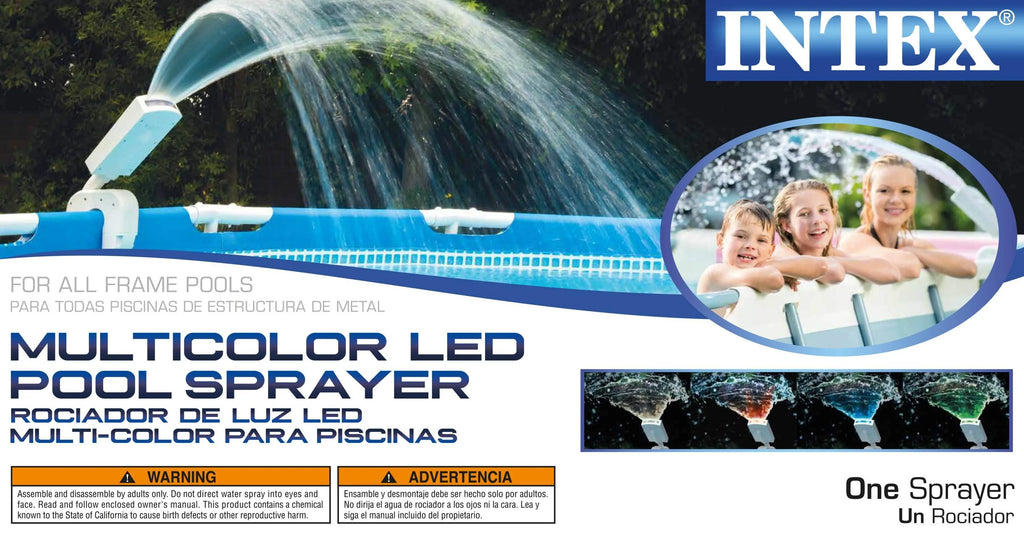 Multi-Color LED Pool Fountain for Above Ground Pools W598721