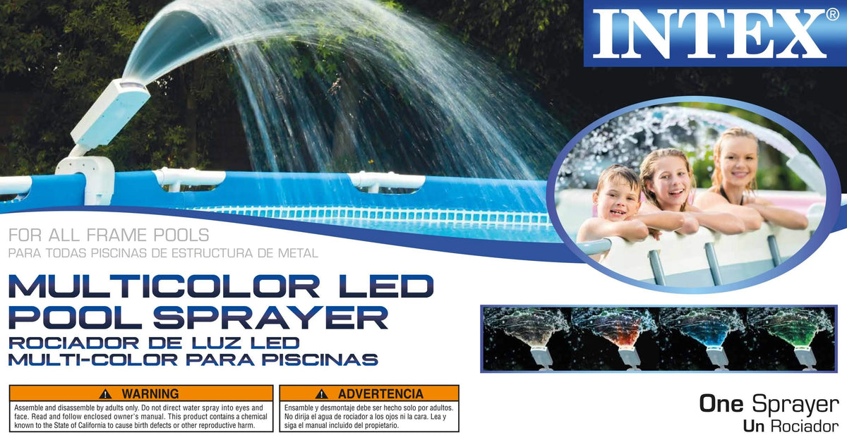 Multi-Color LED Pool Fountain for Above Ground Pools W598721