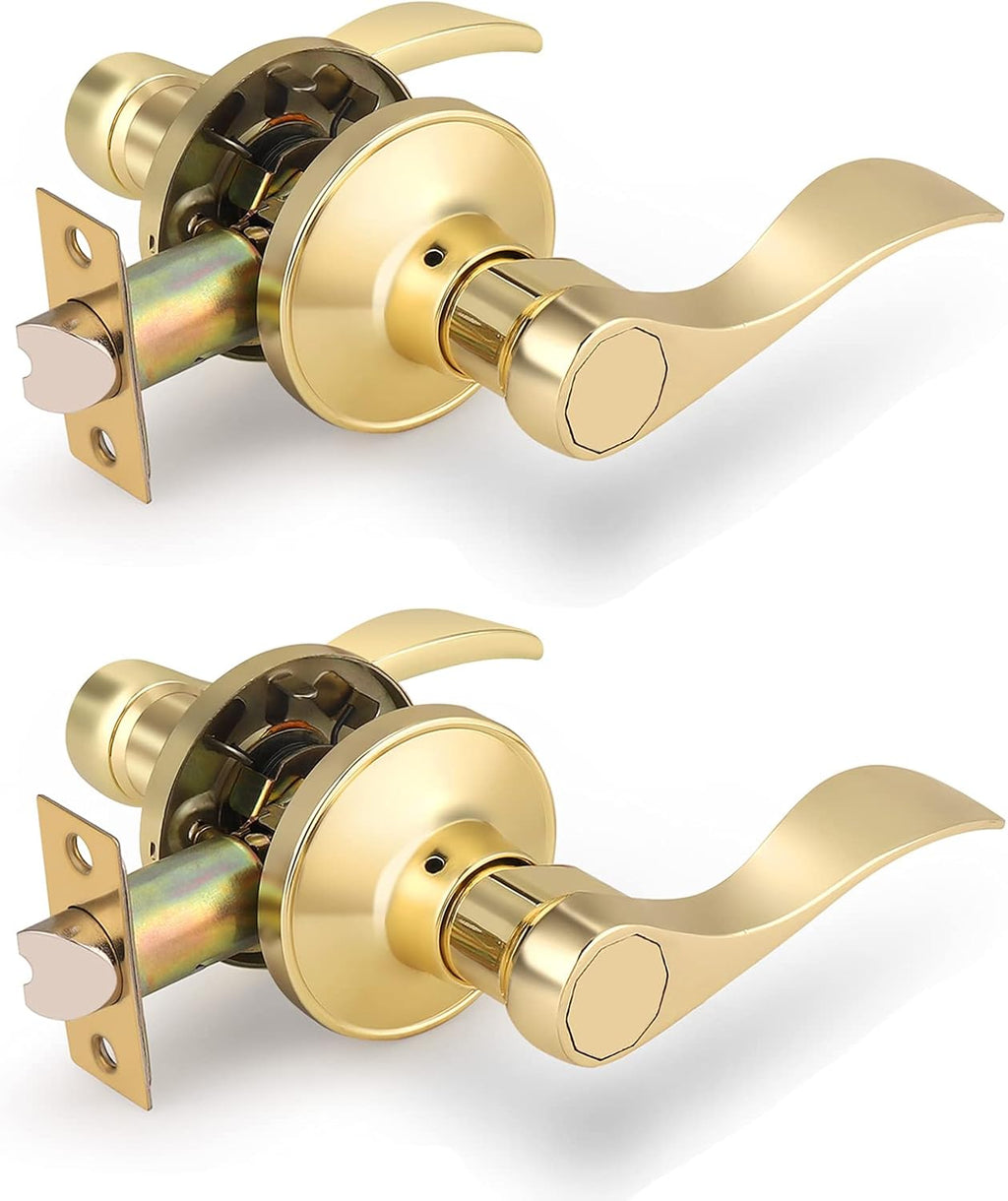 3 Pack Satin Nickel Passage Door Levers G833621