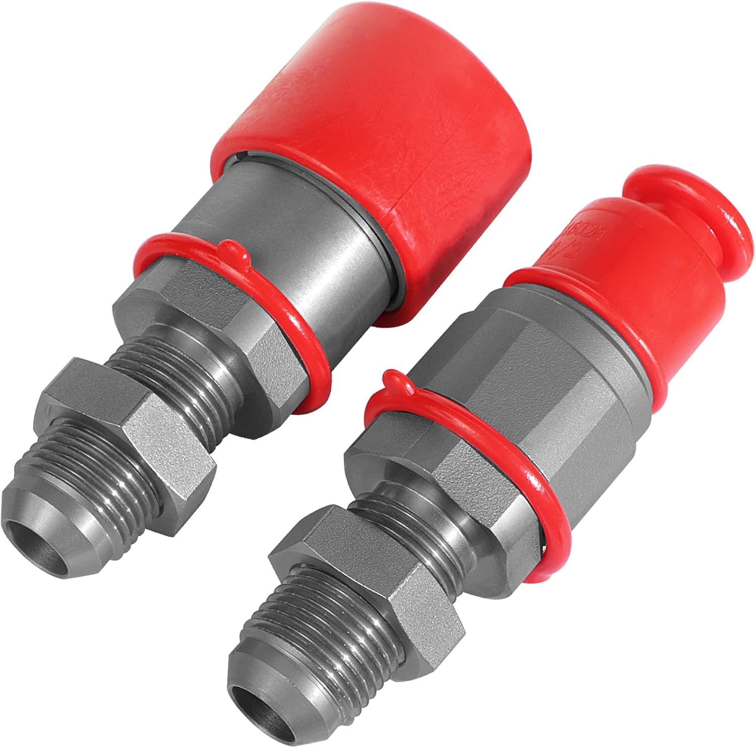 1/2" Body ISO 16028 Flat Face Hydraulic Quick Connect Couplers, 5/8″ JIC Thread, Pack of 2 P38526