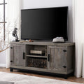 60 Inch Wood TV Stand with 6 Storages X811147