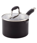 2 qt. Covered Straining Saucepan with Pour Spouts C411