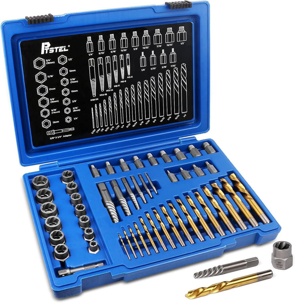 35Pcs Cobalt Screw Extractor Drill Bit Set T38845