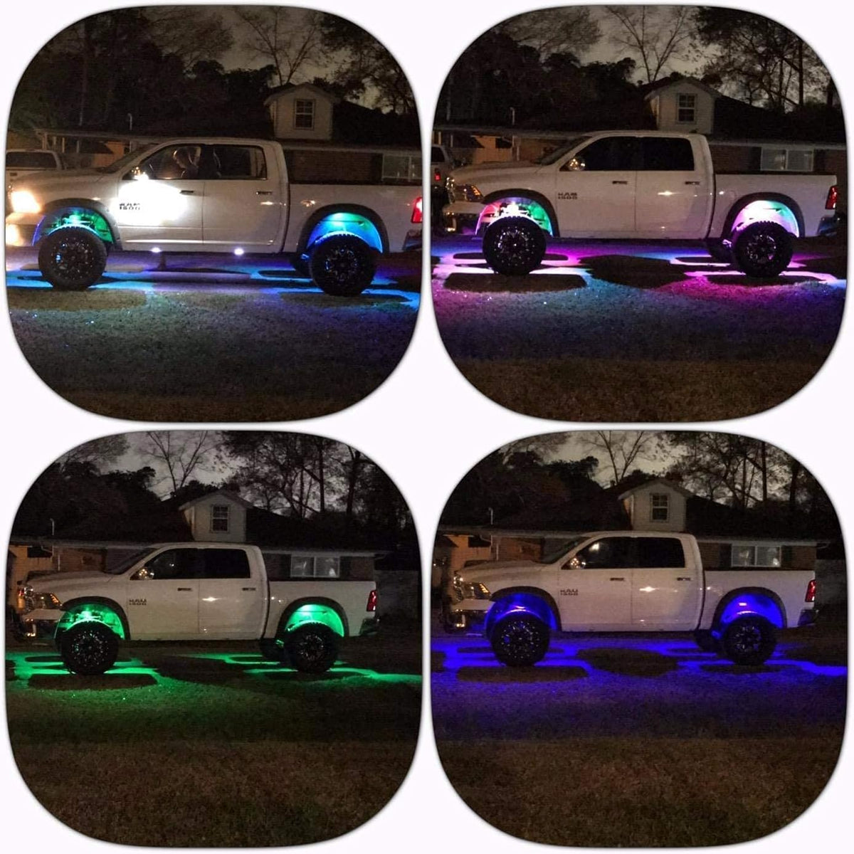 8 Pods RGBW LED Rock Lights for Trucks SUV Car ATV UTV K83514