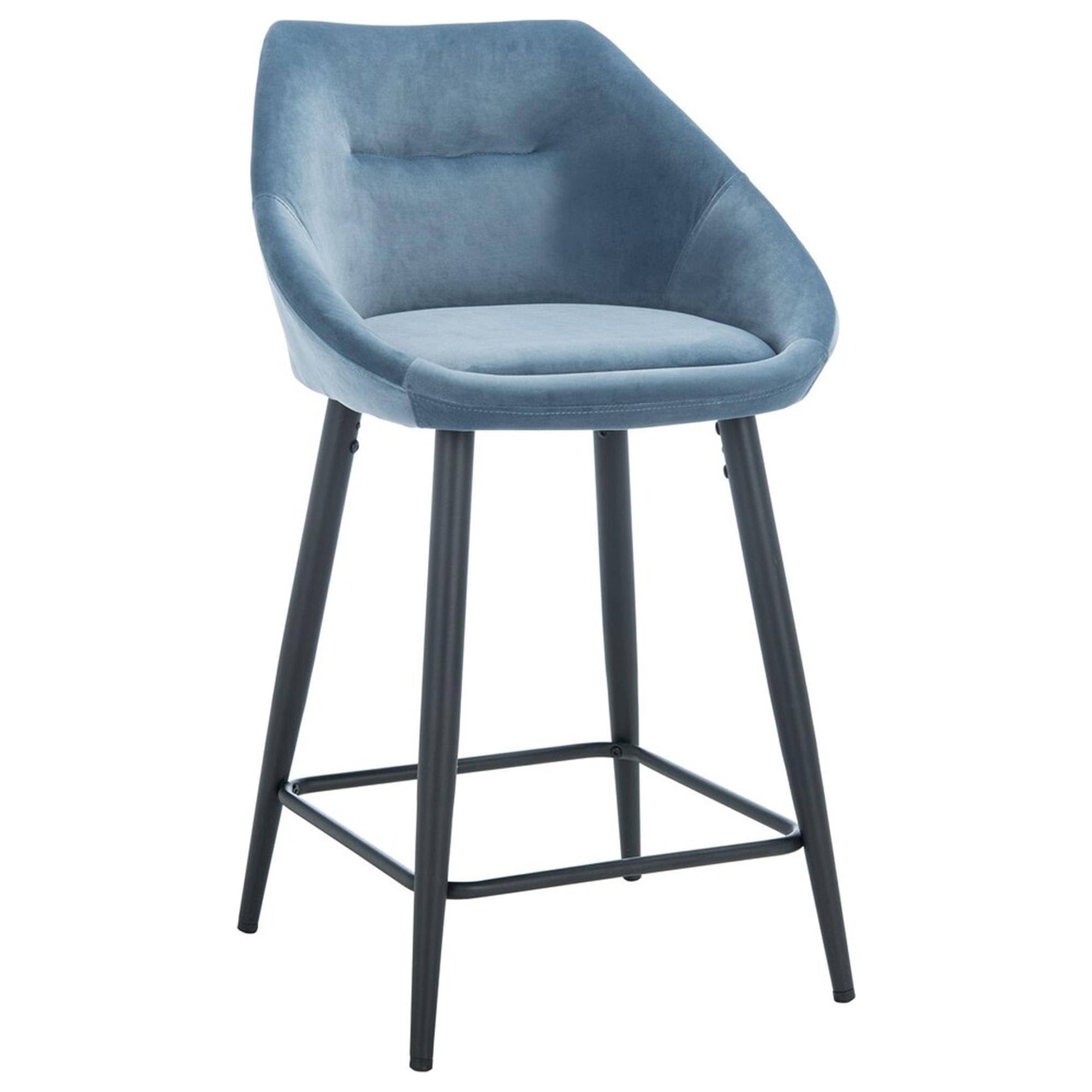 Ash Blue / Black Counter Stool Z76433
