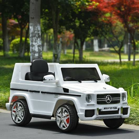 White Remote Control Kids Riding Car G781