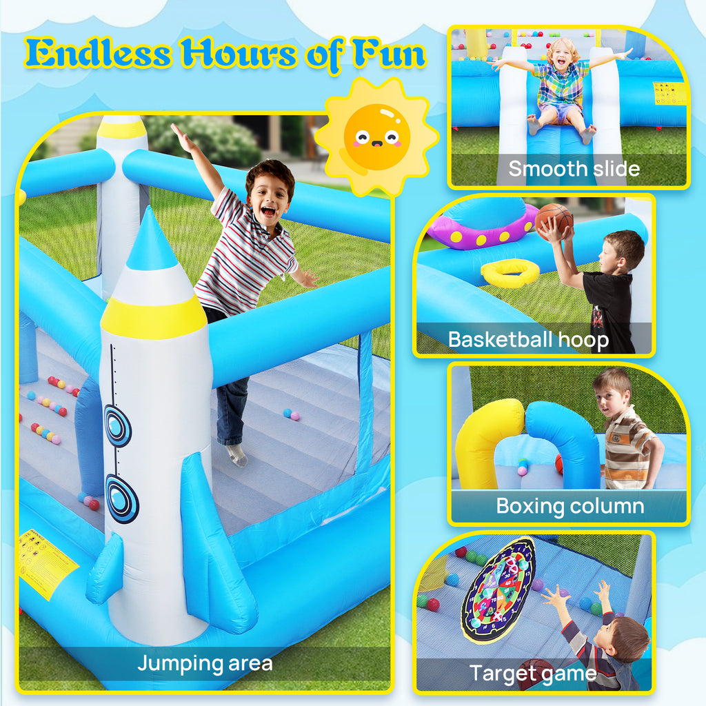 Kids' Jump 'n Slide Inflatable Bouncer W3489