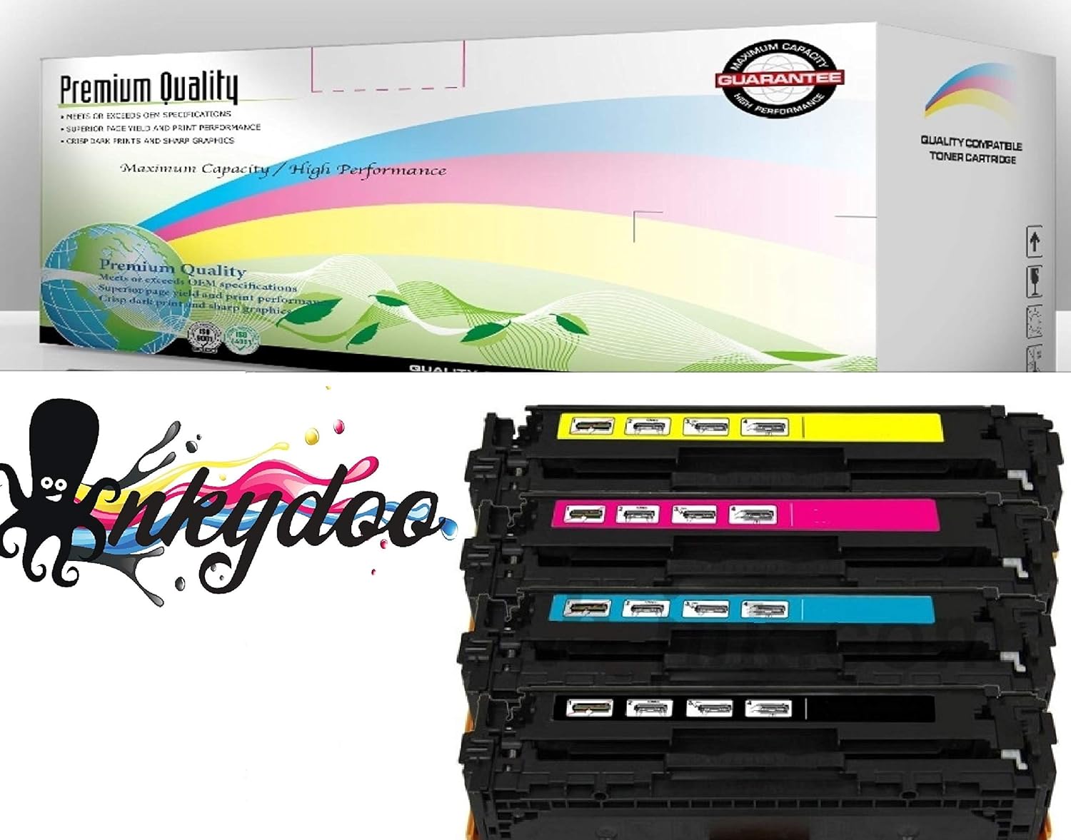 Compatible Toner Cartridge HP 201X 4-Pack L2786