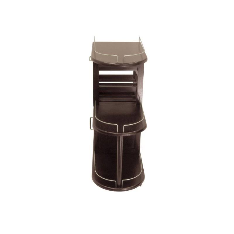 Espresso Beechwood Entertainment Cart D57324