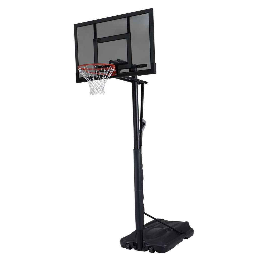 Adjustable Portable Basketball Hoop 52-inch Polycarbonate O721025