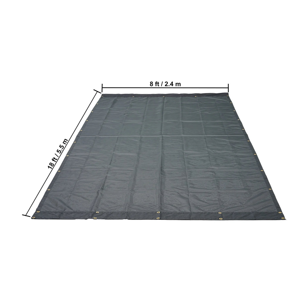 8 x 18 ft PVC 18oz Dump Truck Tarp Mesh Tarp S269