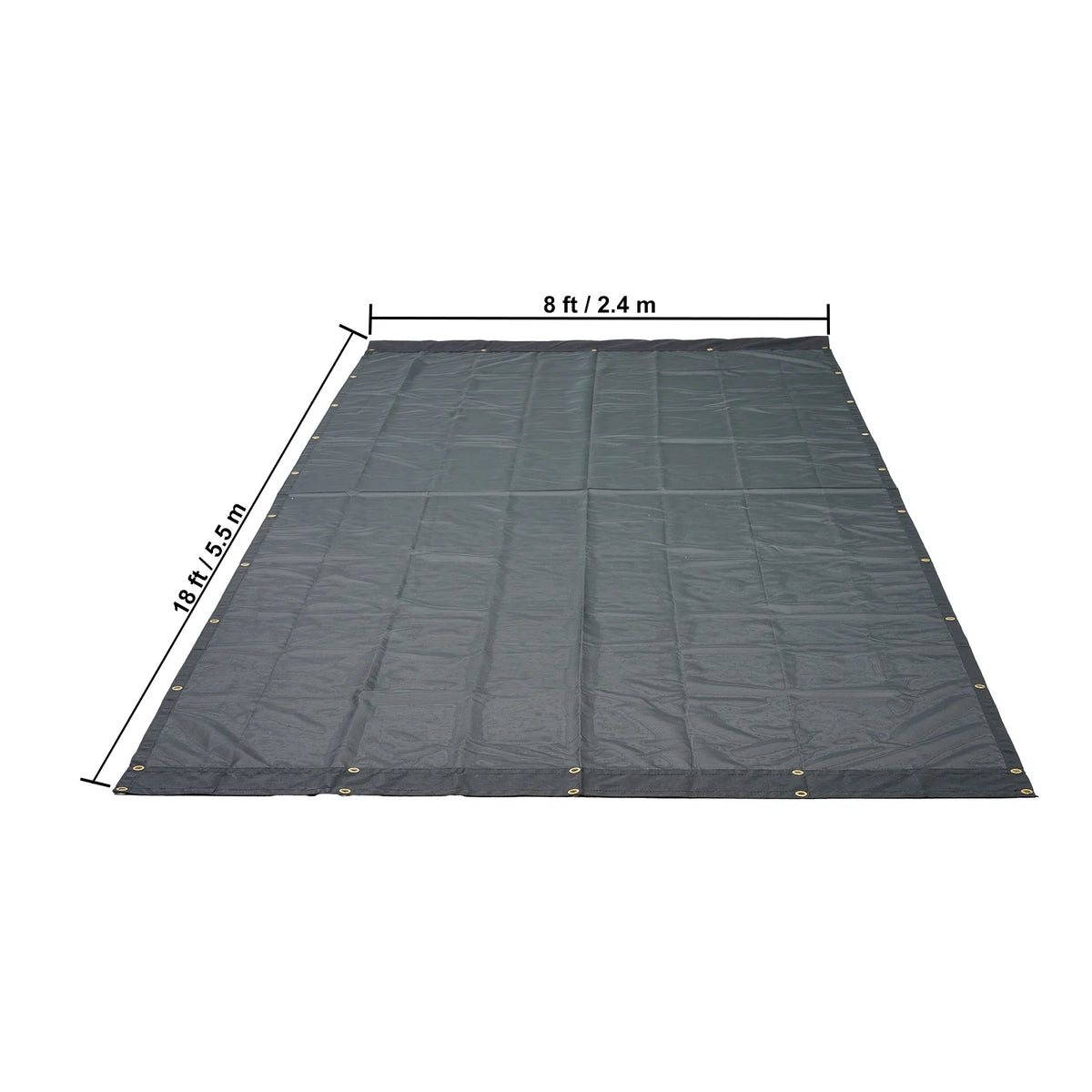 8 x 18 ft PVC 18oz Dump Truck Tarp Mesh Tarp S269