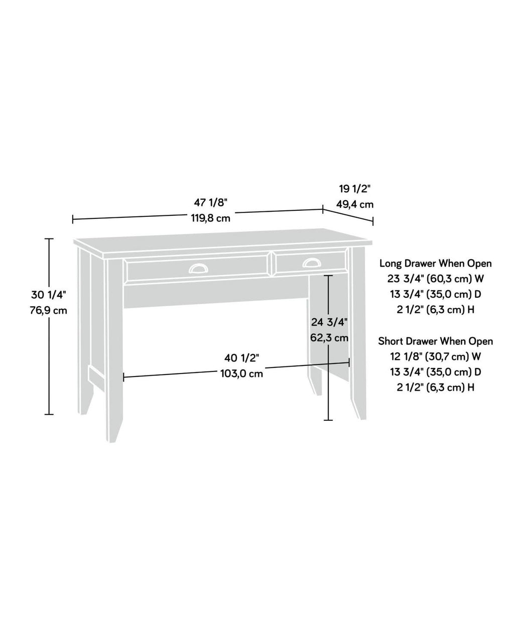 Jamocha Wood Desk G8716