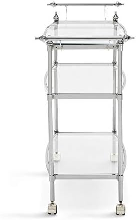Chrome Metal Bar Cart Q304709