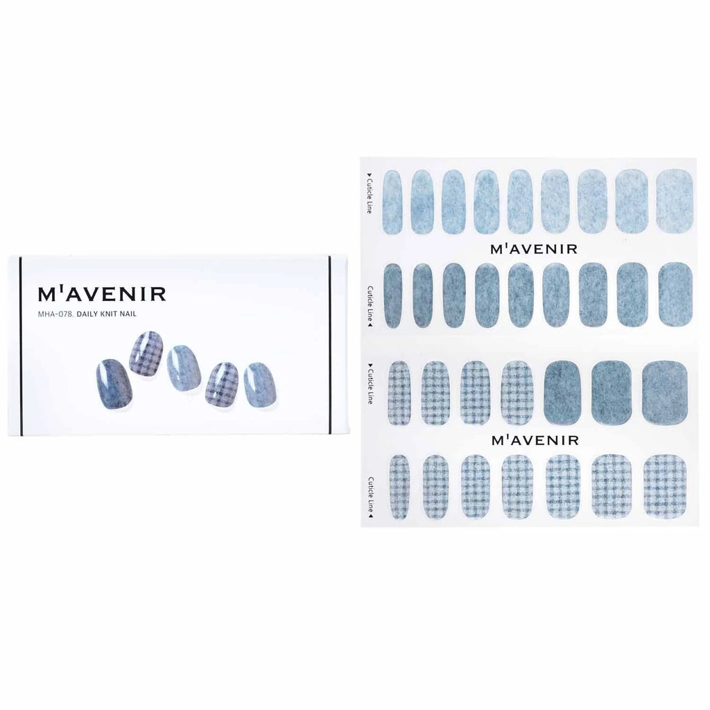 32pcs Blue Nail Sticker Z2020