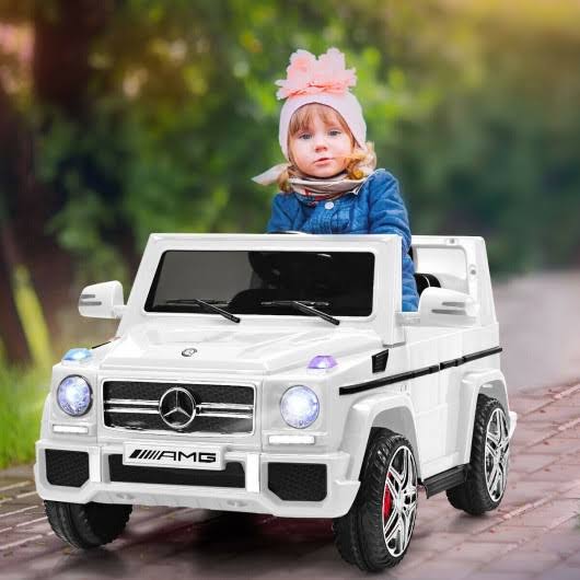 White Remote Control Kids Riding Car G781