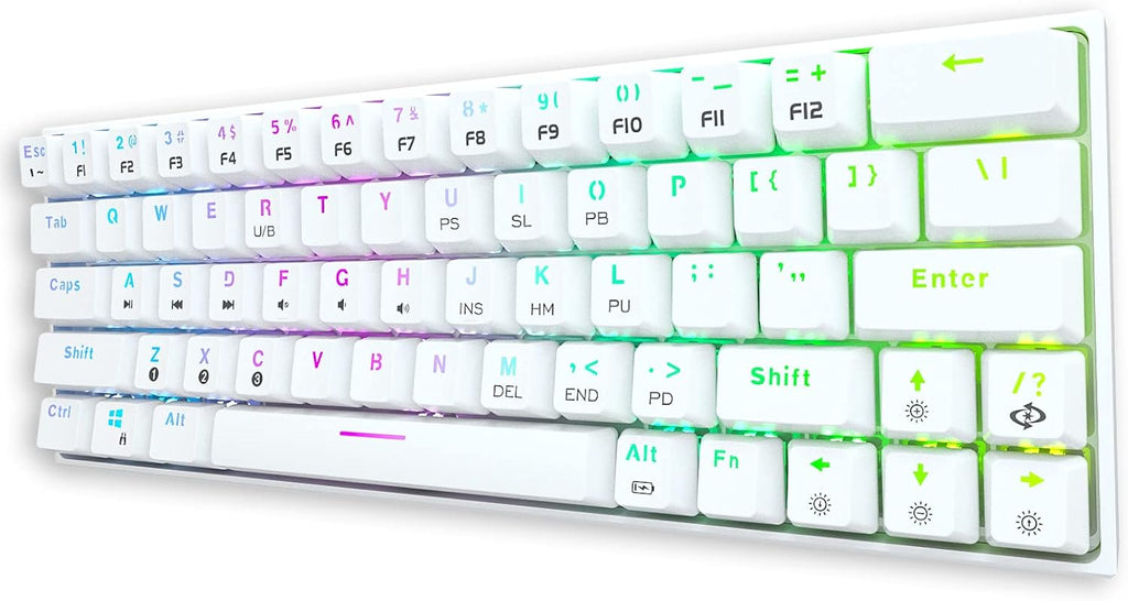 60% Wired Wireless RGB Bluetooth Mechanical Keyboard L702