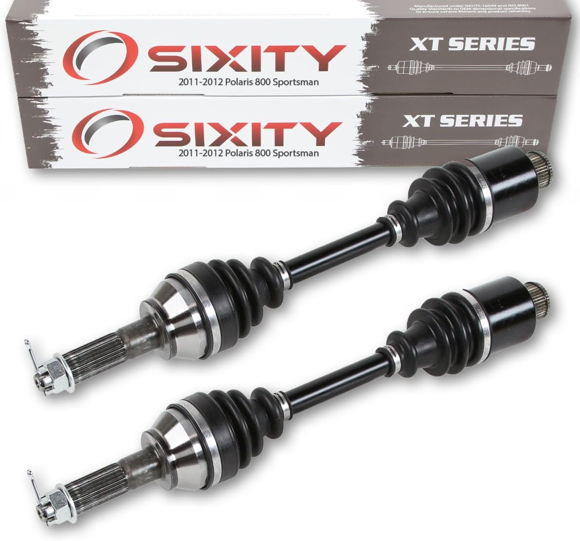 Rear Left Right Axles XT Pair for Polaris 800 Sportsman 4X4 A7411