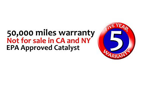 Silver Powder-Coated Catalytic Converter with Heat Shield I8350