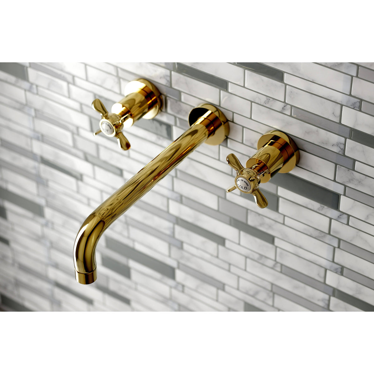Polished Chrome Wall Mount Tub Faucet P630549