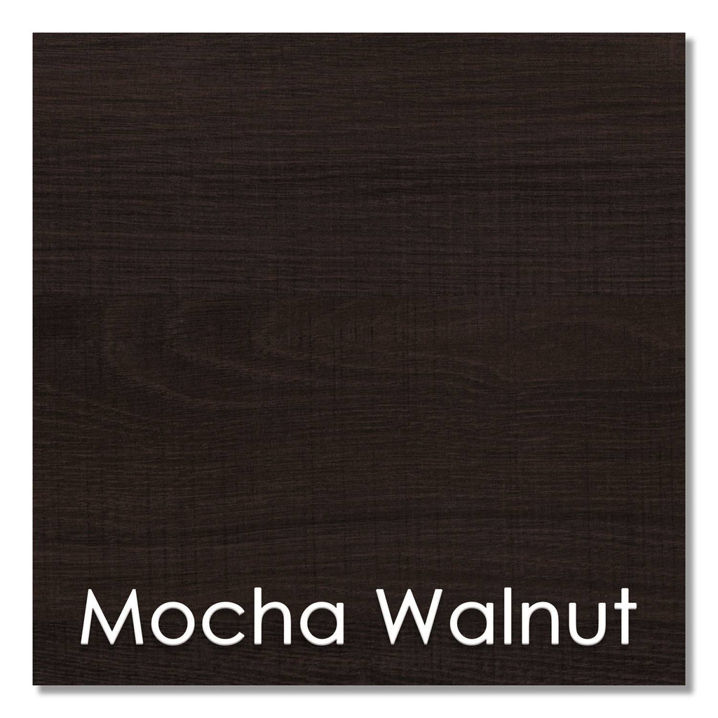 Mocha Three-Shelf Bookcase R614616