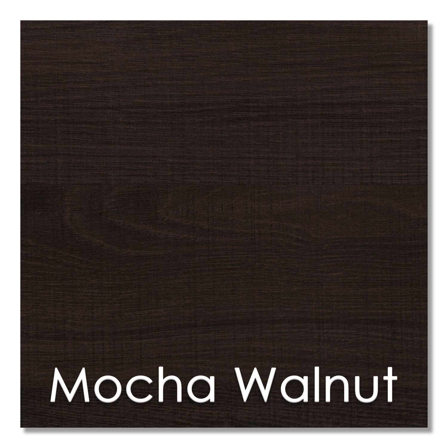 Mocha Three-Shelf Bookcase R614616