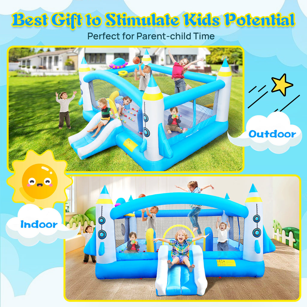 Kids' Jump 'n Slide Inflatable Bouncer W3489
