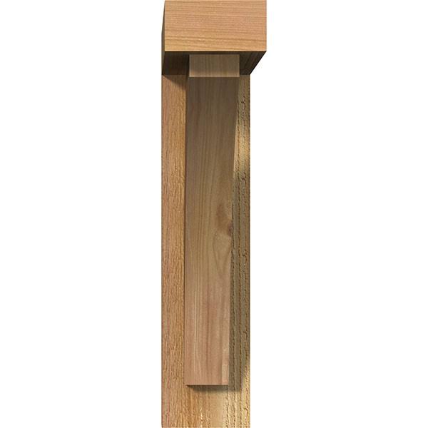 Rough Sawn Western Red Cedar Bracket with Offset Brace X26921